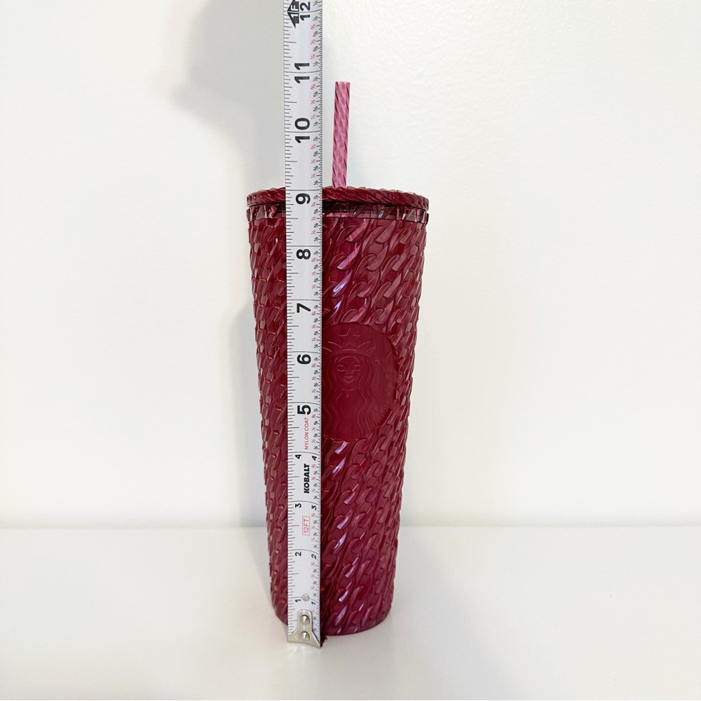 Starbucks NWT Holiday Merlot Jeweled Venti Travel Tumbler - Picture 6 of 6